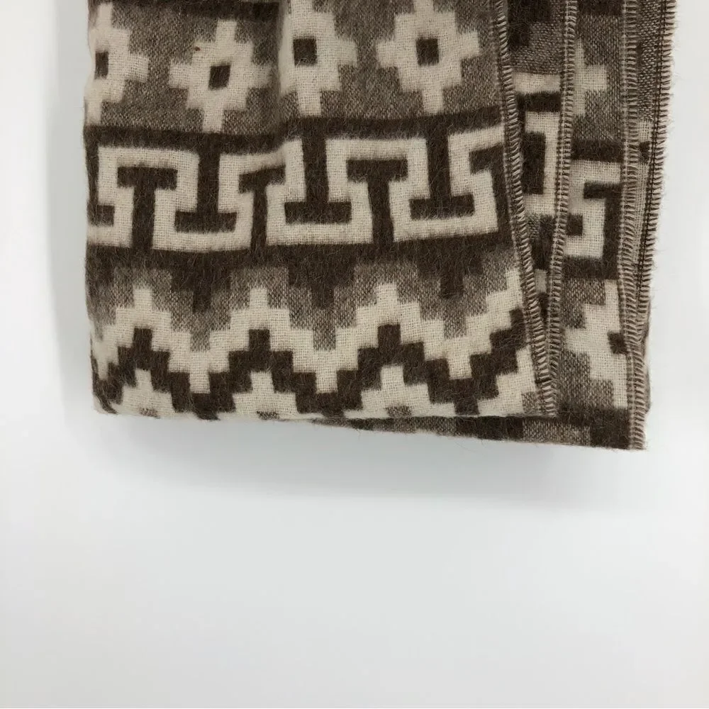 Incalpaca TPX Alpaca Superfine Inca 1‎ Blanket Throw Geometric Aztec Peruvian